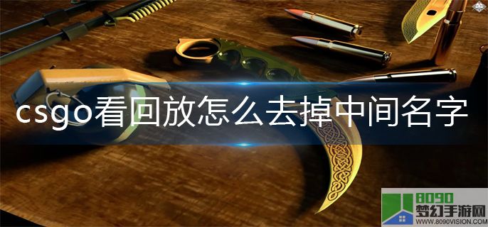 csgo回放去掉中间名字操作方法