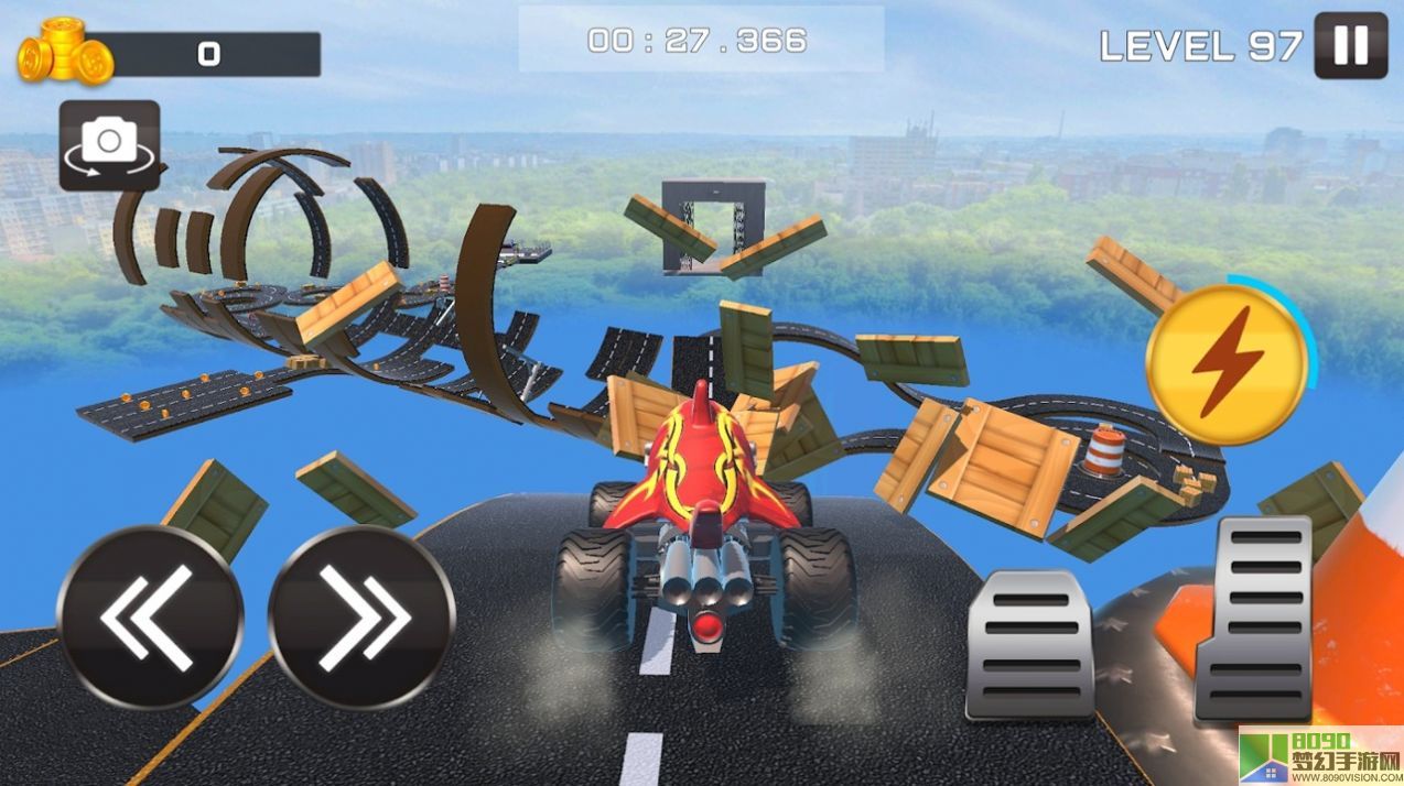 超级英雄汽车特技赛Car Stunt 3D游戏手机版图片1