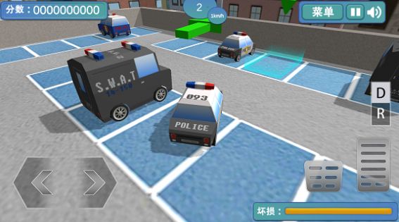 3D警车停车场手游app