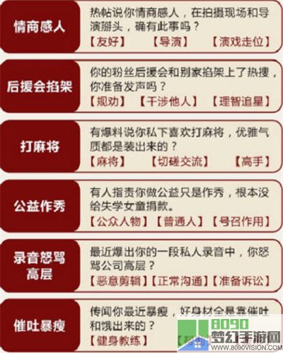 绝对演绎危机公关黑粉篇答案全攻略