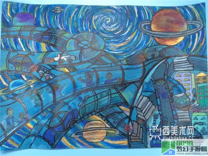 宇宙世界的画 宇宙纷繁壮美画