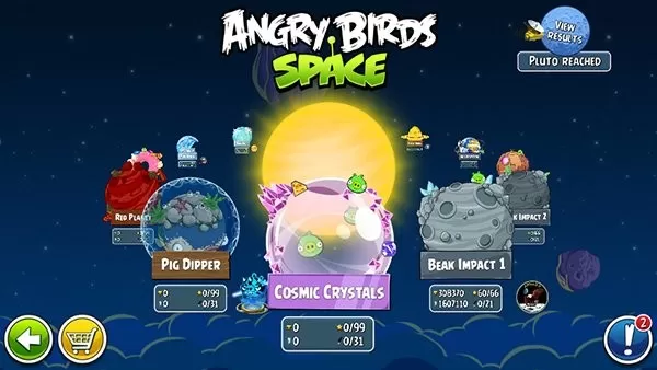 愤怒的小鸟太空版HD手机游戏
