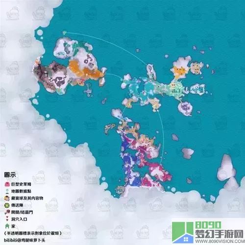 史莱姆牧场2全地图数据点位置一览